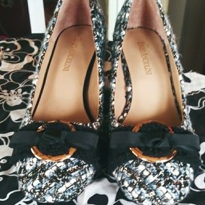 Enzo Angiolini SHAWNIE Gold Sequined Shoes